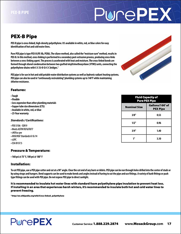PUREPEX PEX-B PIPE