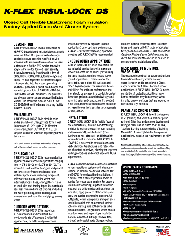 K-FLEX® INSUL-LOCK DS